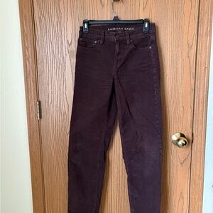 American Eagle Outfitters Women's Brown Corduroy Jeans